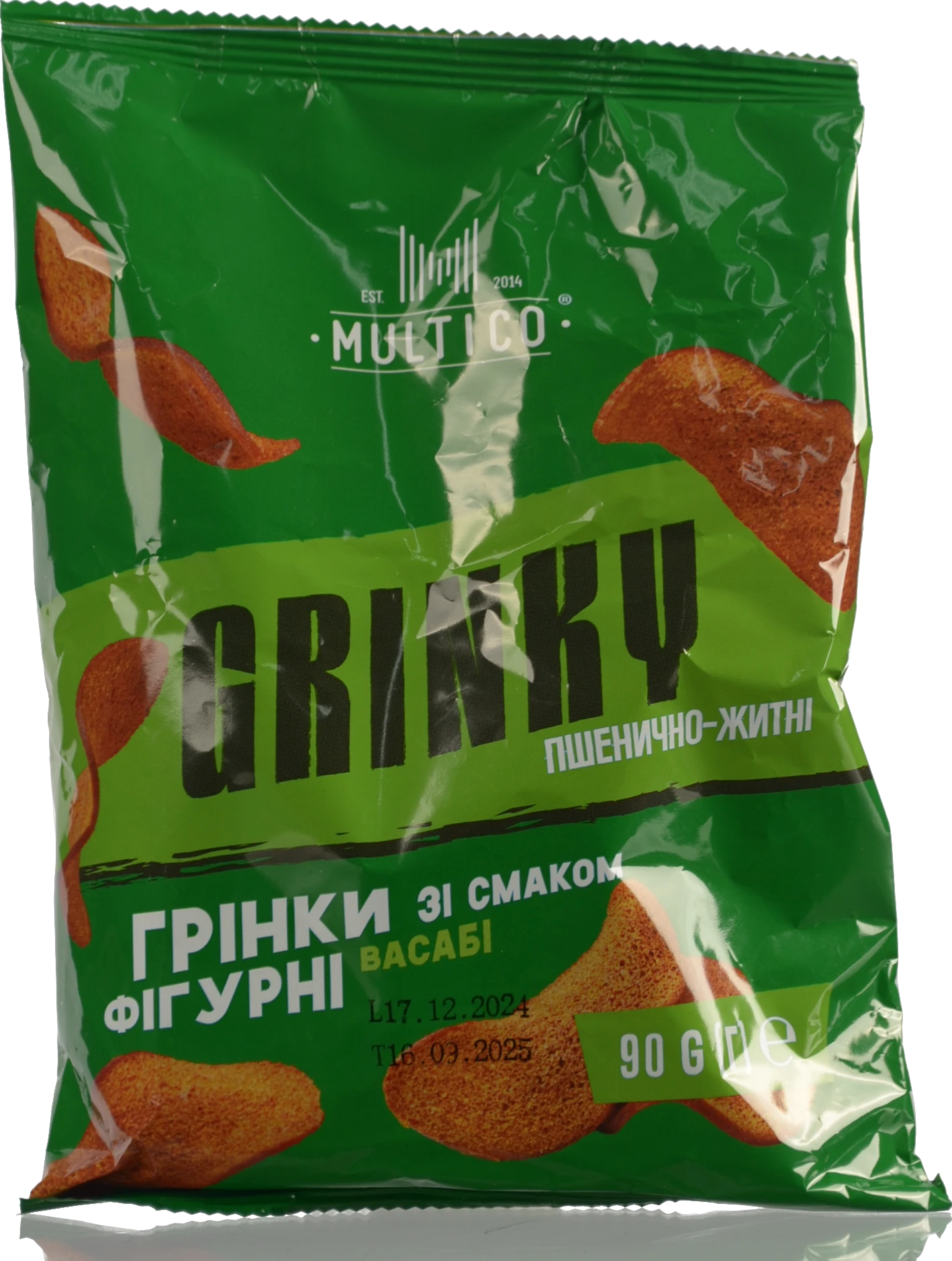 Грінки Multico 90г васабі
