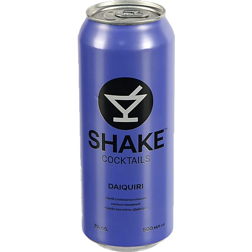 Коктейль слабоалкогольний Shake 0.5л Дайкірі 7%