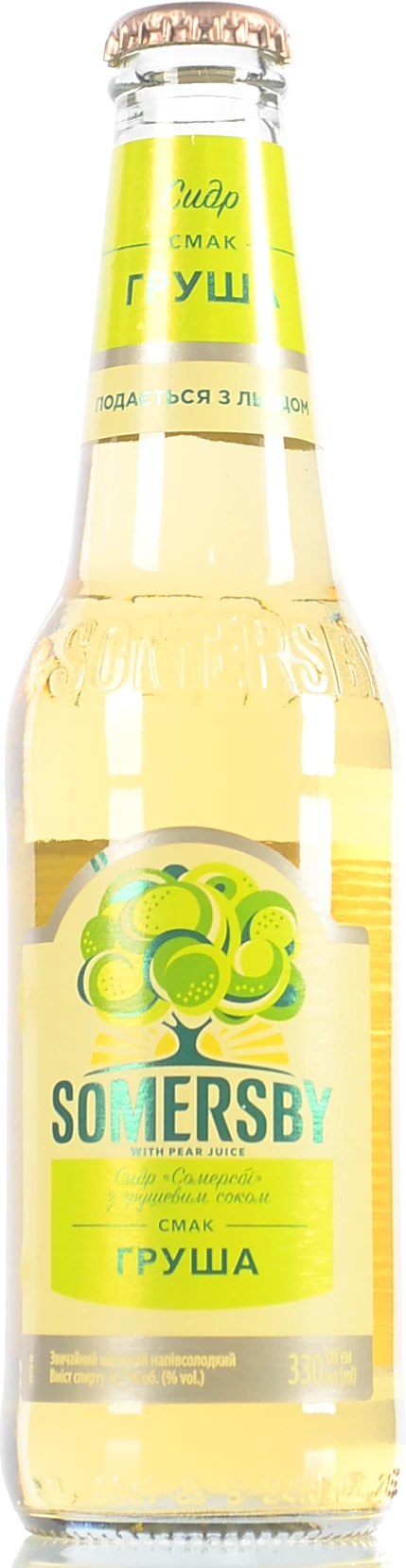 Сидр Somersby Груша 330мл 4.7%