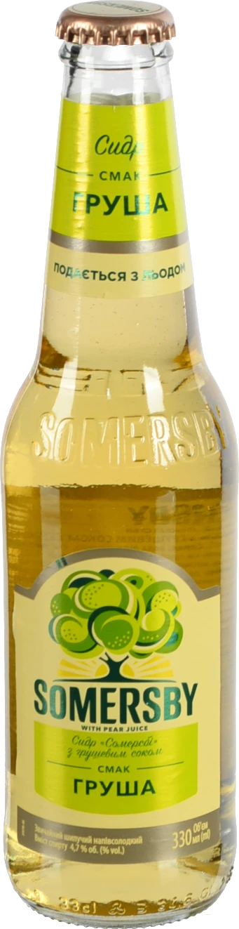 Сидр Somersby Груша 330мл 4.7%