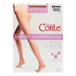 Колготки жіночі Conte elegant Active Soft 20den 5 natural
