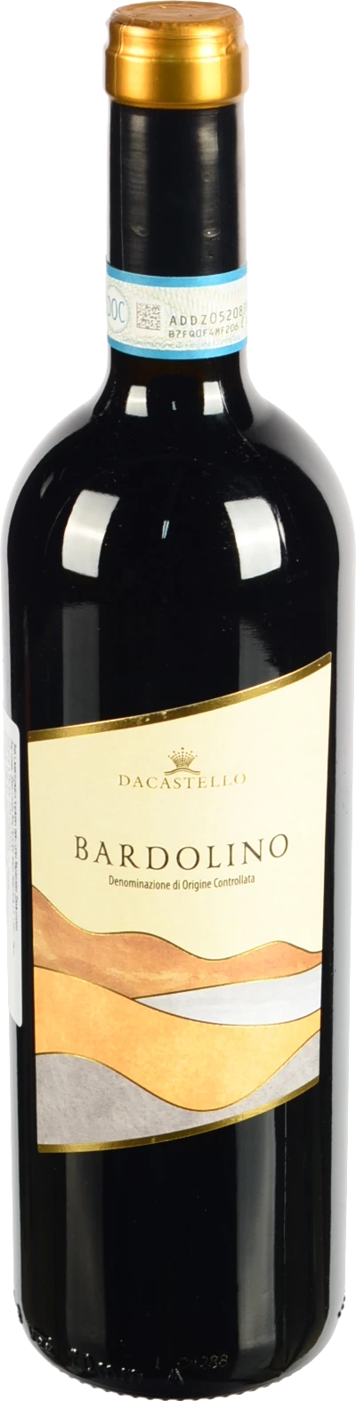 Вино Dacastello 0.75л 12.5% бардоліно червоне сухе  DOC