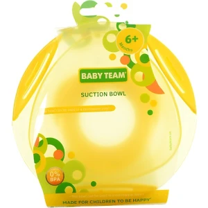 Тарілка на присосці для дітей від 6-ти місяців №6004 Baby Team 1шт