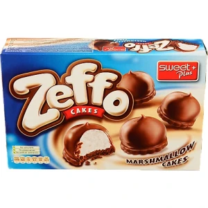 Печиво Sweet Plus 150г zeffo зефірне какао-молочна глазур