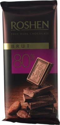 Шоколад 80% чорний Brut Roshen м/у 85г