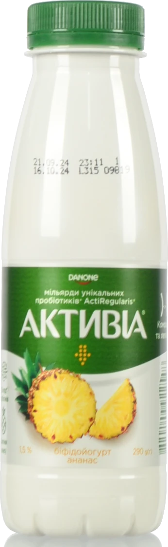 Активіа Питний йогурт Ананас 1,5% 290г