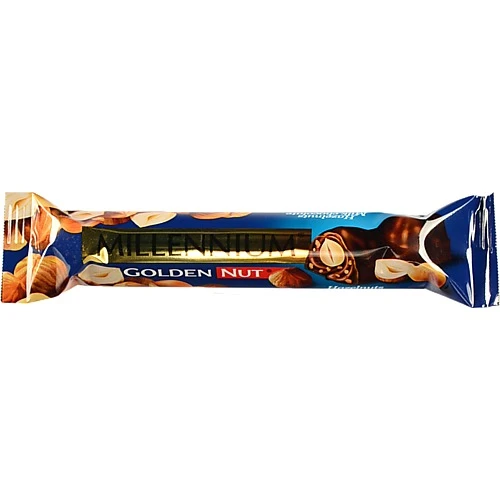 Шоколадний батончик Millennium Golden Nut молочний 40г