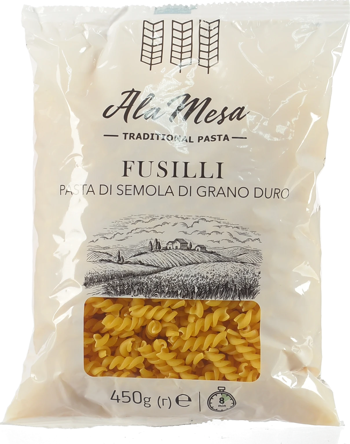 Макарони Ala Mesa 450г фузіллі твердих сортів