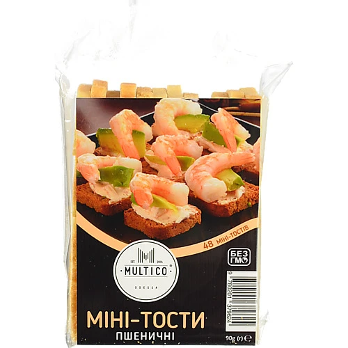 Міні тости Multico 90г пшеничні