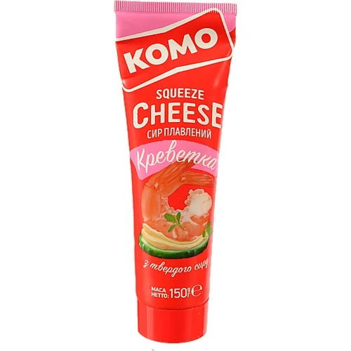 Сир плавлений Комо з креветками 150г туба