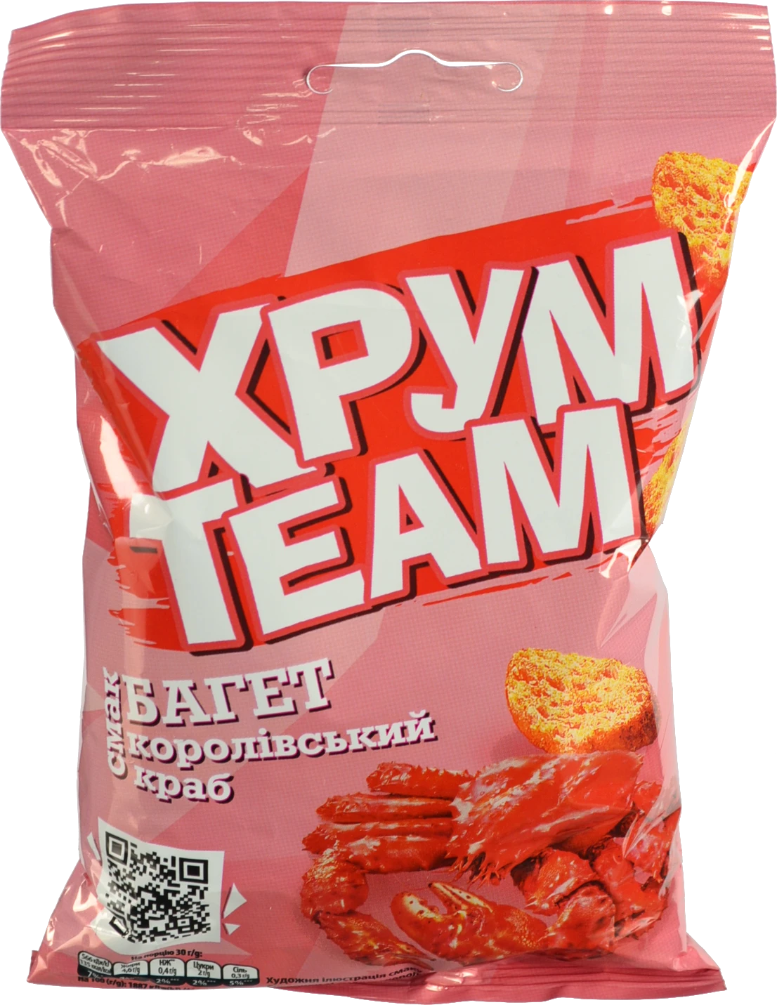 Сухарики Королівський краб Багет ХрумTeam м/у 60г