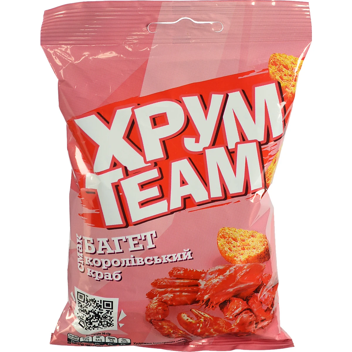 Сухарики Королівський краб Багет ХрумTeam м/у 60г