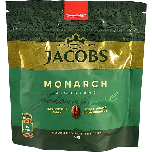Кава Jacobs Monarch розчинна сублімована 30г