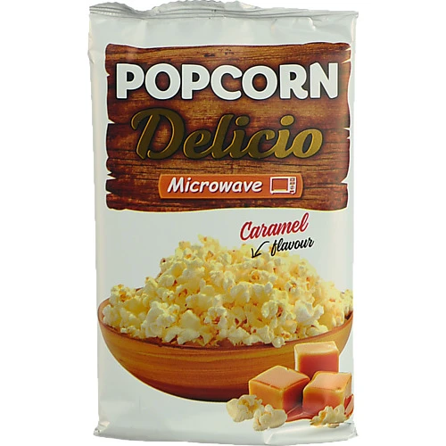 Попкорн Delicio 90г карамель мікро