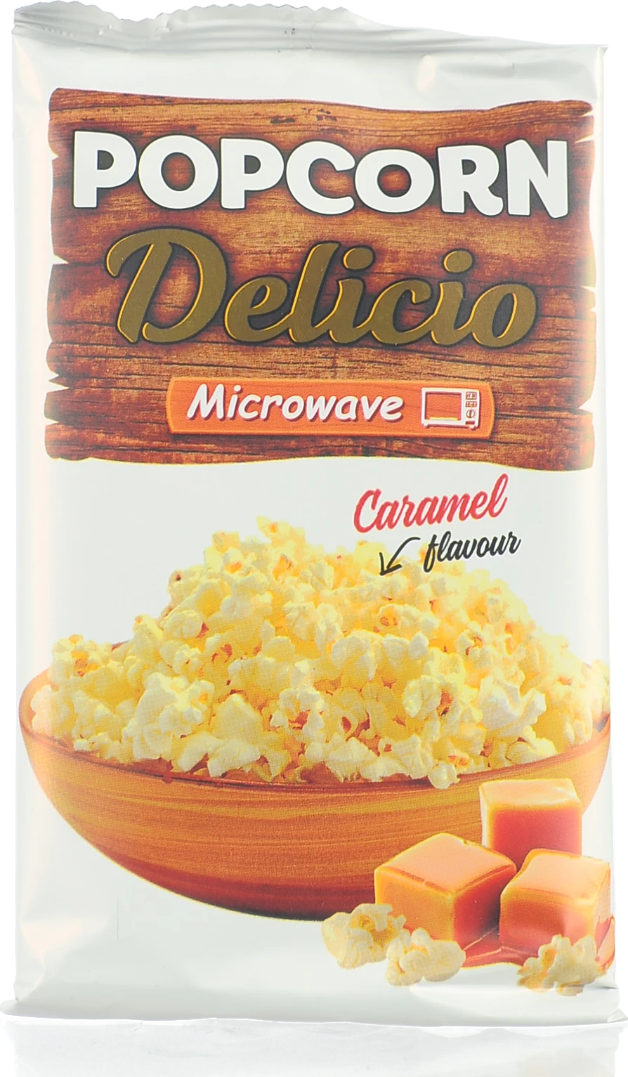 Попкорн Delicio 90г карамель мікро