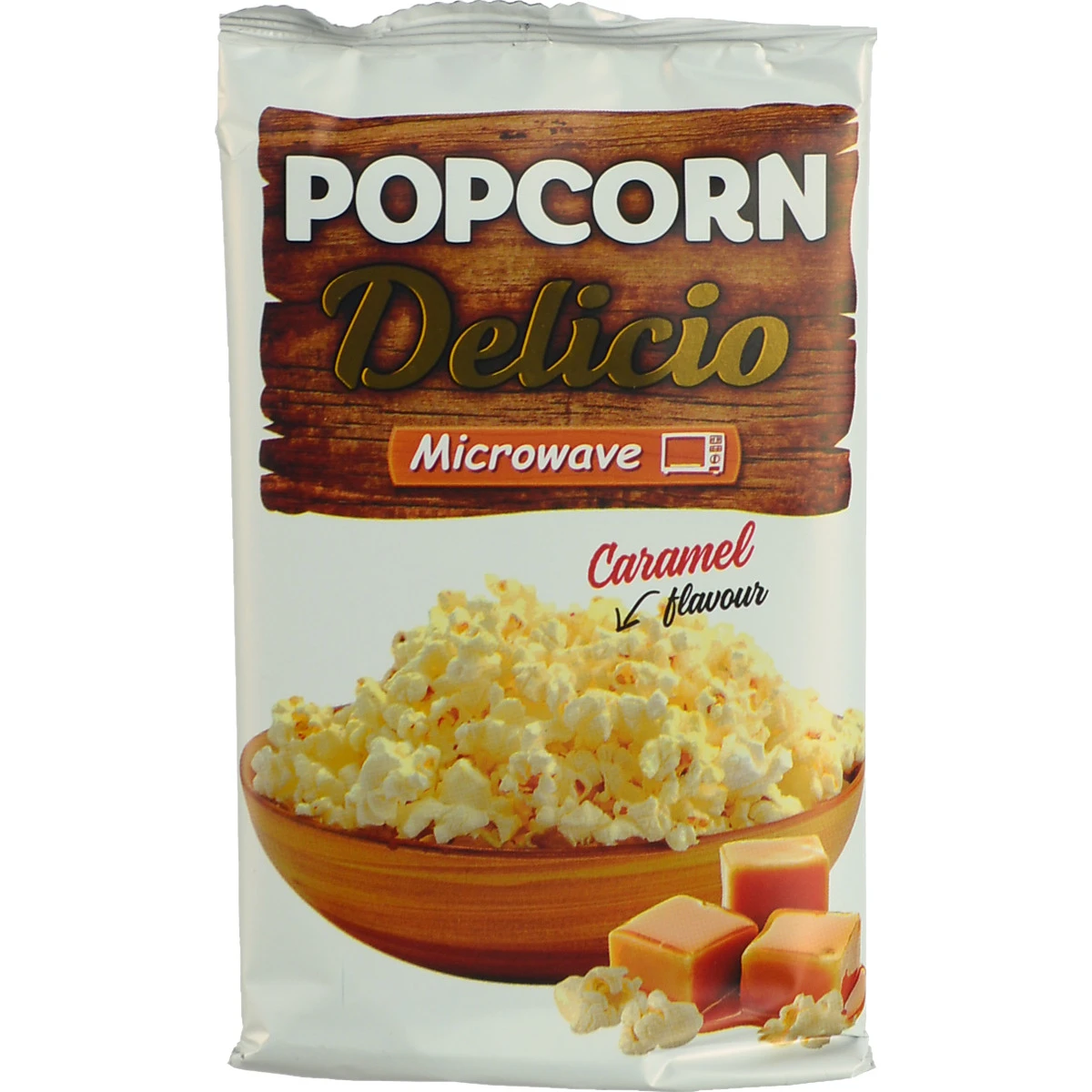 Попкорн Delicio 90г карамель мікро