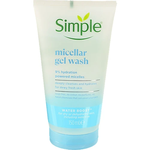 Гель для вмивання міцелярний Water Boost Simple 150мл