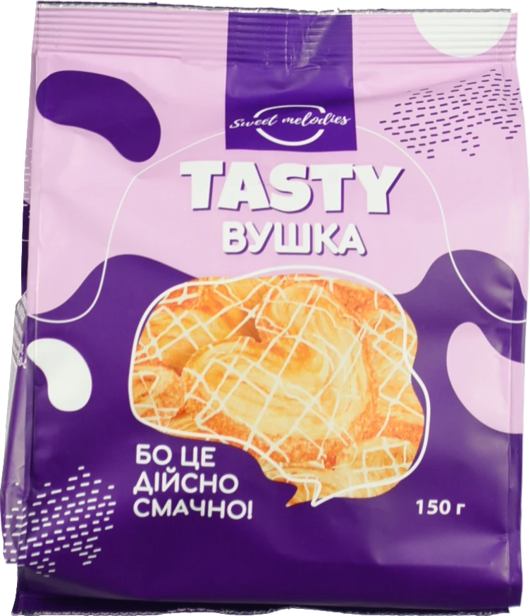 Печиво здобне Sweet melodies 150г вушка