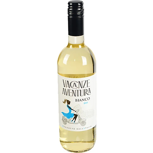 Вино Bianco сухе біле 0.75л6 ТМ Vacanze Aventura