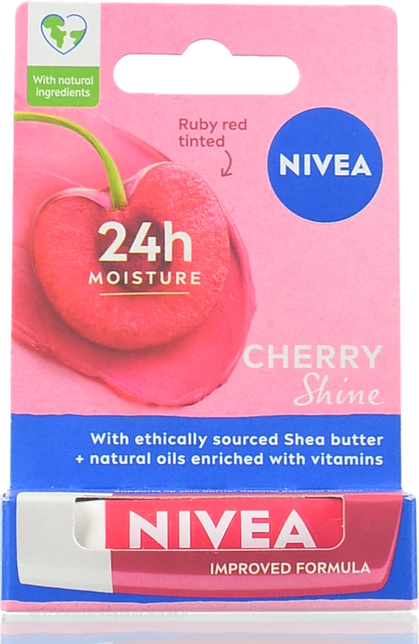 Бальзам д.губ Nivea 4.8г lip care вишневе сяйво