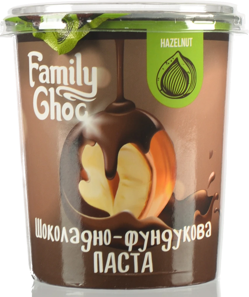 Паста шоколадно-арахісова Family Choc 400г