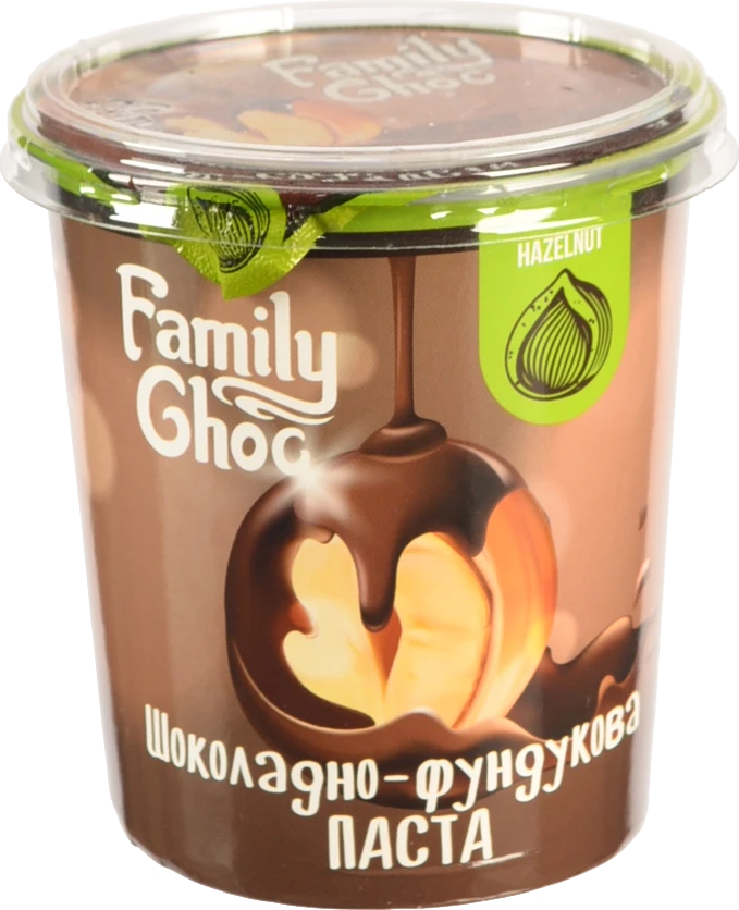 Паста шоколадно-арахісова Family Choc 400г