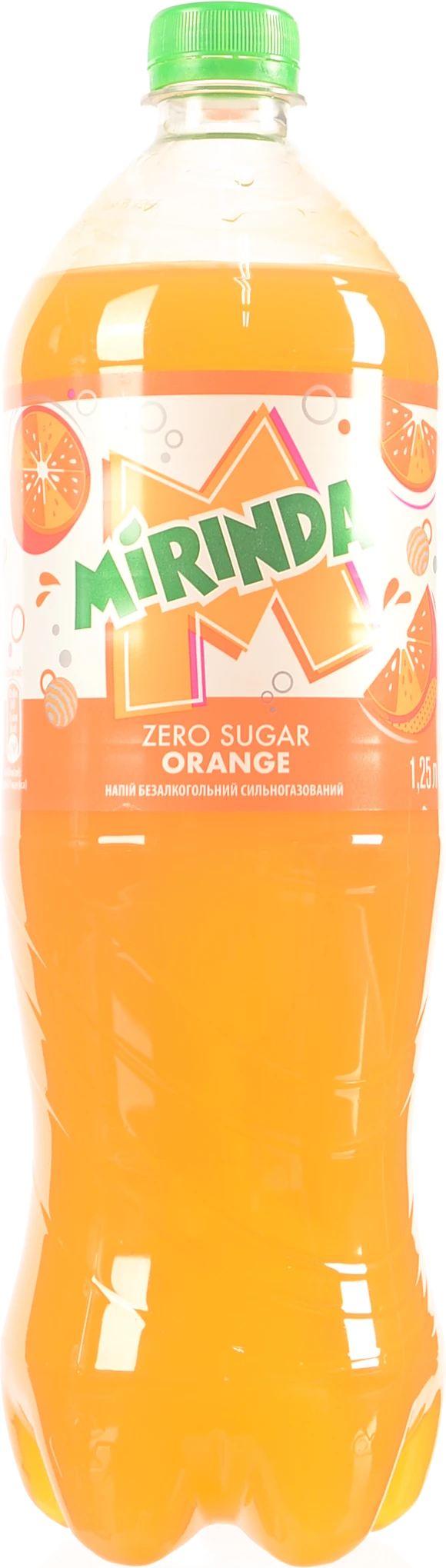 Вода Мірінда 1.25л orange zero