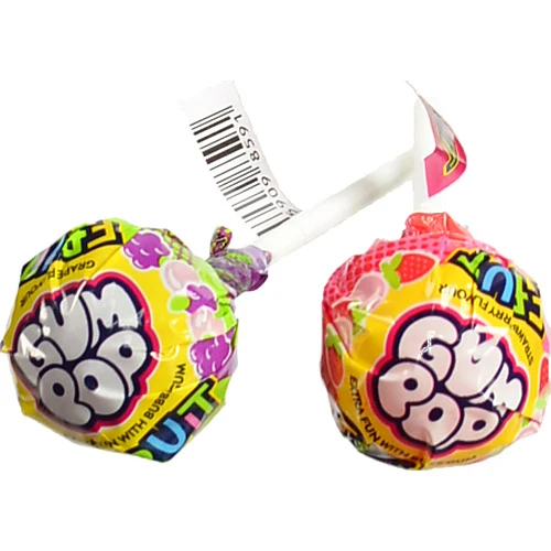 Gum Pop Candies 15g Fruity with Gum
