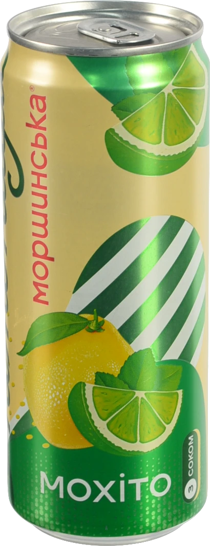 Напій Лимонада Моршинська 0.33л мохіто сл.газ з.б.