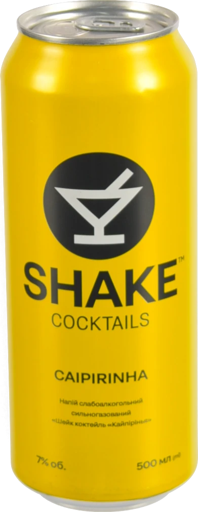 Напій слабоалкогольний 500мл 7% сильногазований Caipirinha Cocktails Shake з/б