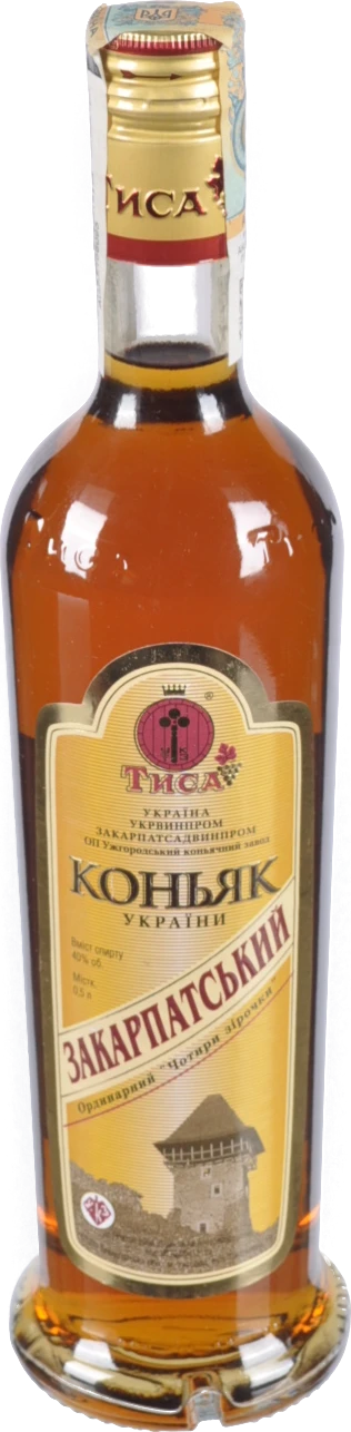 Коньяк Тиса Закарпатський 0.5л