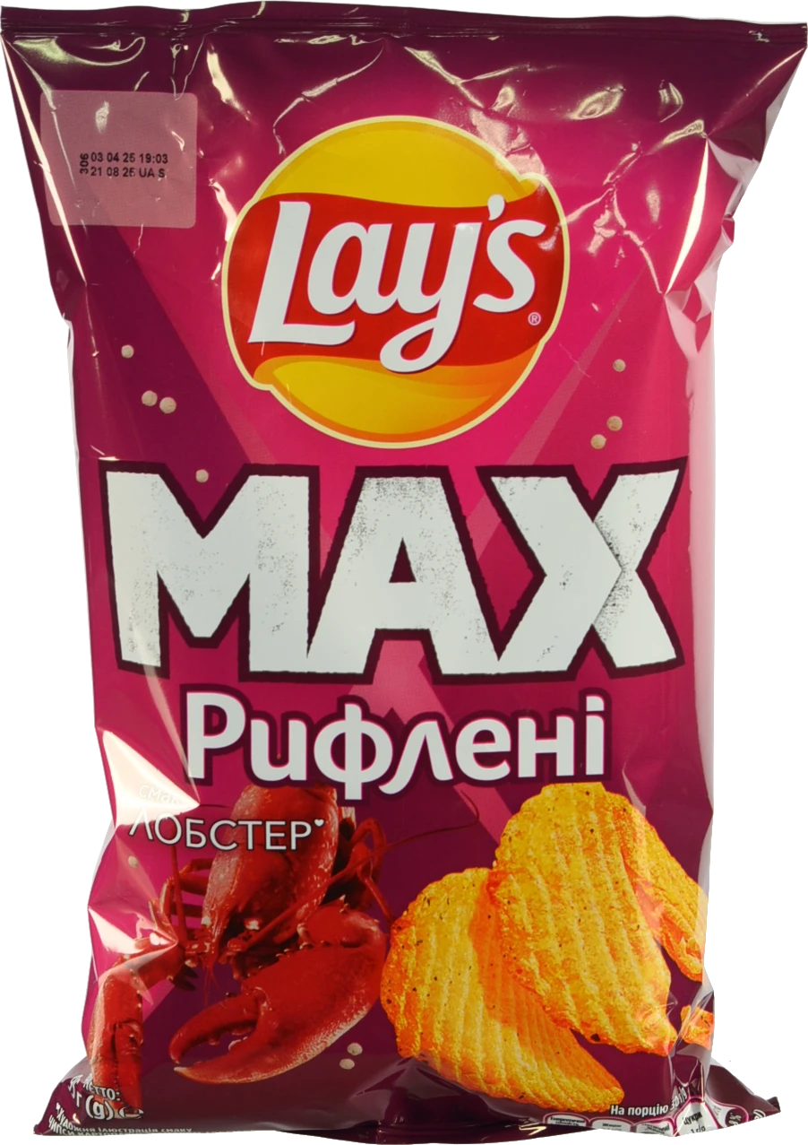 Чіпси Lays Max 95г лобстер