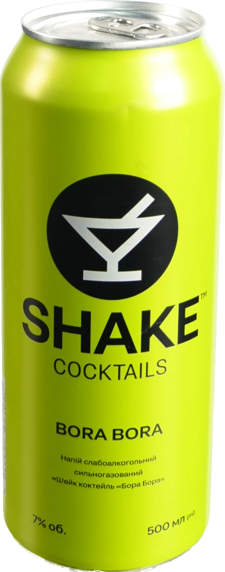 Напій слабоалкогольний 0.5л 7% сильногазований Bora Bora Cocktails Shake б/у
