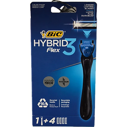 Бритвена система 3-лезова Hybrid 3 Flex Bic 1шт
