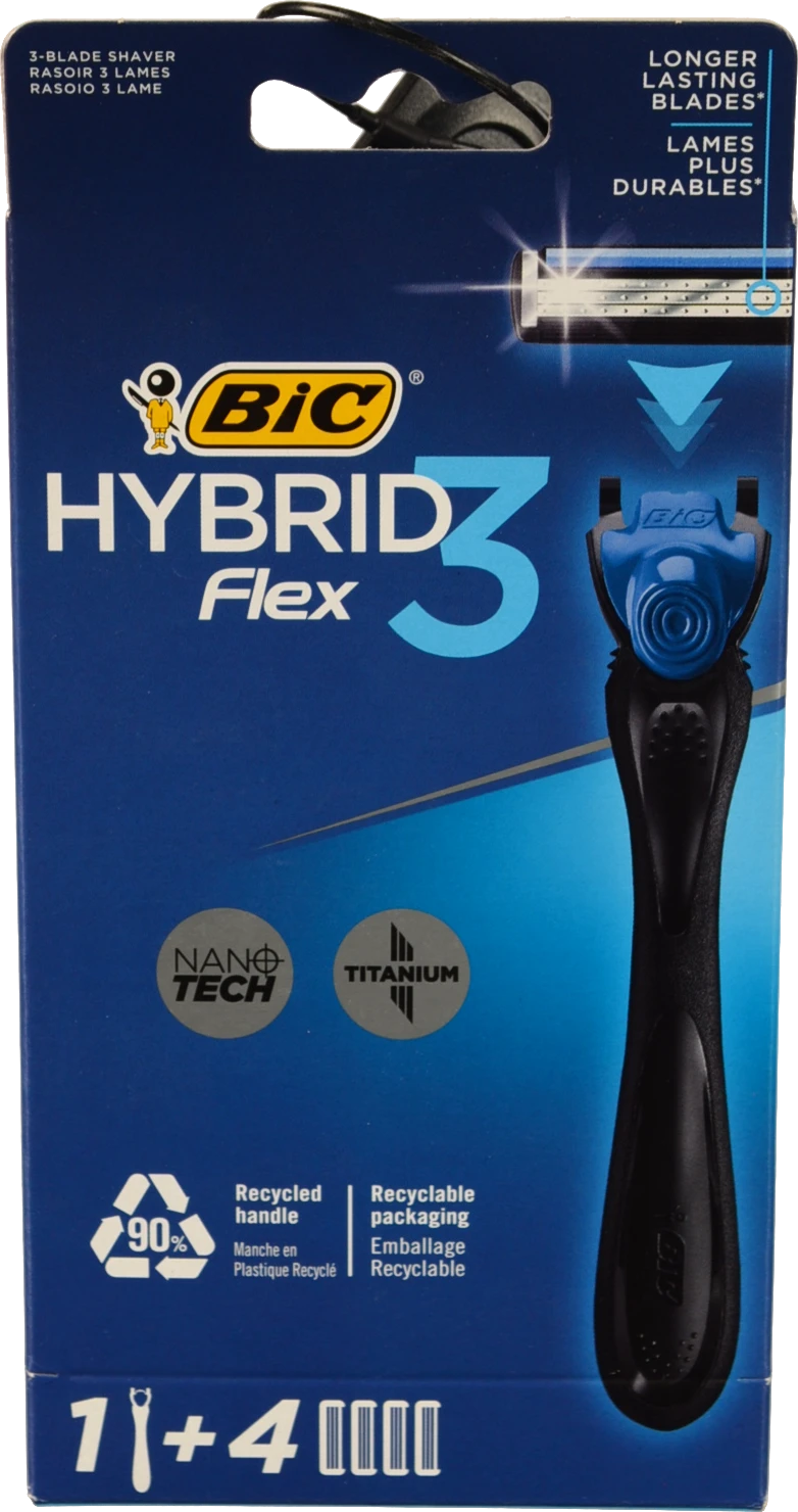 Бритвена система 3-лезова Hybrid 3 Flex Bic 1шт