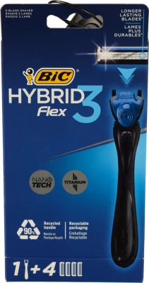 Бритвена система 3-лезова Hybrid 3 Flex Bic 1шт