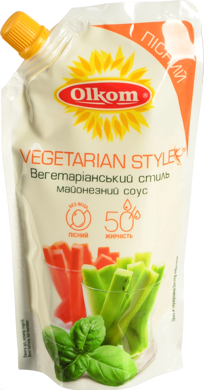 Майонез Olkom 50% Vegetarian style 295г