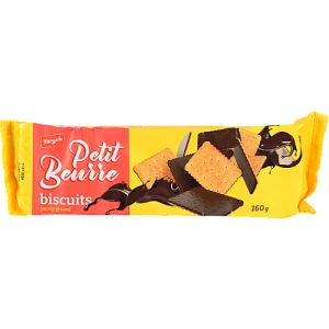 Печиво затяжне частково глазуроване Petit Beurre Yarych м/у 160г