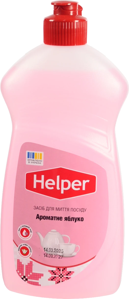 Засіб для миття посуду Ароматне яблуко Helper 495мл