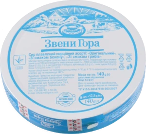 Сир плавлений Звенигора Асорті 140г