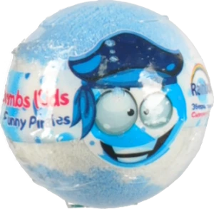 Засіб косметичний для приготування ванн із сюрпризом Funny piratus Bombs Kids Rainbow 100г