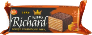 Вафельний батончик King Richard 57г варена згущенка