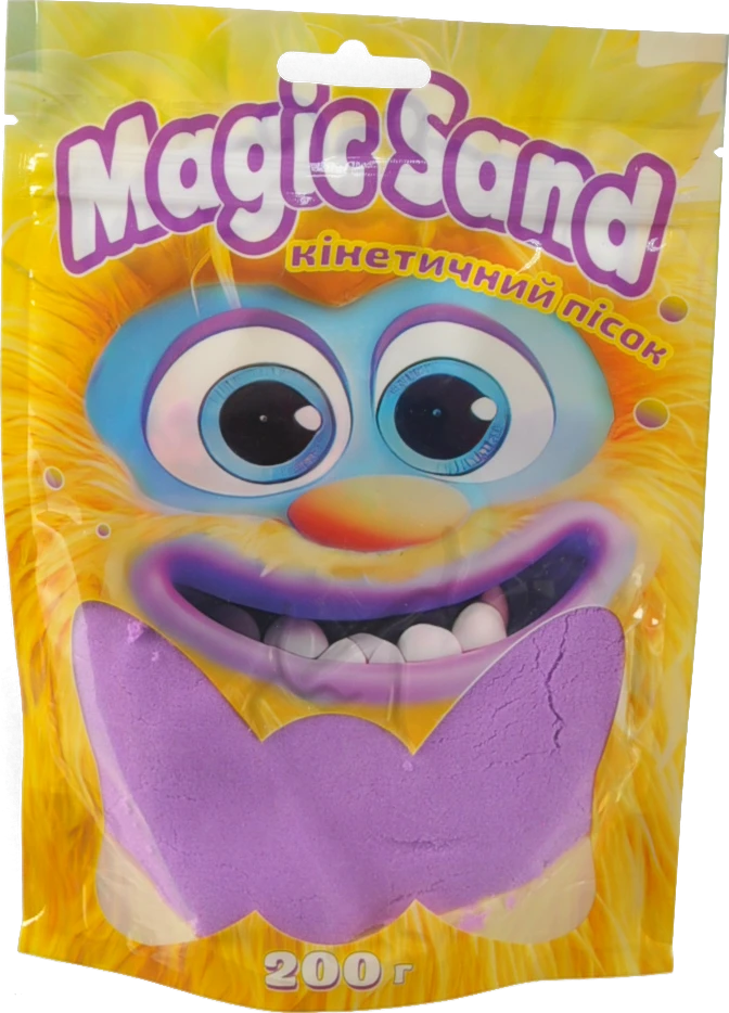 Magic sand в пакеті 39401-4 фіолетовий 0.200 кг