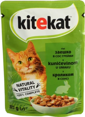 Корм Кітікет 85г кролик в соусі пауч