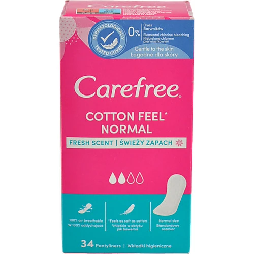 Прокладки щоденні Cotton ароматичні Carefree 34шт