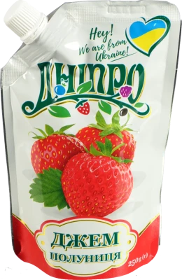 Джем Dnipro 250г полуниця  д.п