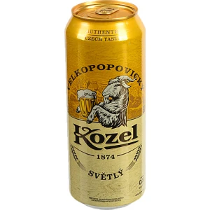 Пиво Velkopopovicky Kozel Světlý світле 0.5л