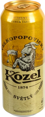 Пиво Velkopopovicky Kozel Světlý світле 0.5л