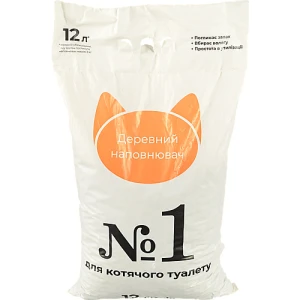 Наповнювач для котячого туалету Super Cat №1 3кг деревини