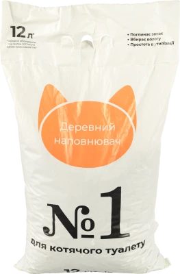 Наповнювач для котячого туалету Super Cat №1 3кг деревини